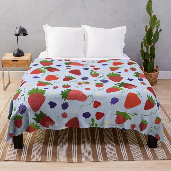 Item preview, Hand drawn strawberry pattern design designed and sold by mjalred.