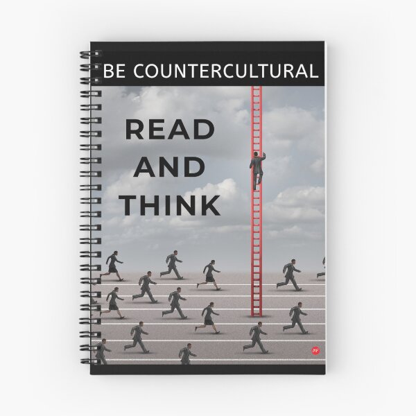 Item preview, Be Countercultural. Read and Think. designed and sold by -LMF-.