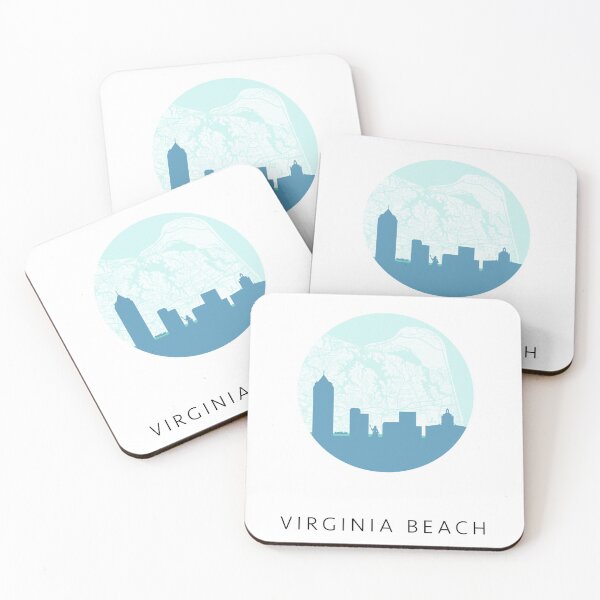 Item preview, Virginia Beach Poster designed and sold by adamleepuckett.