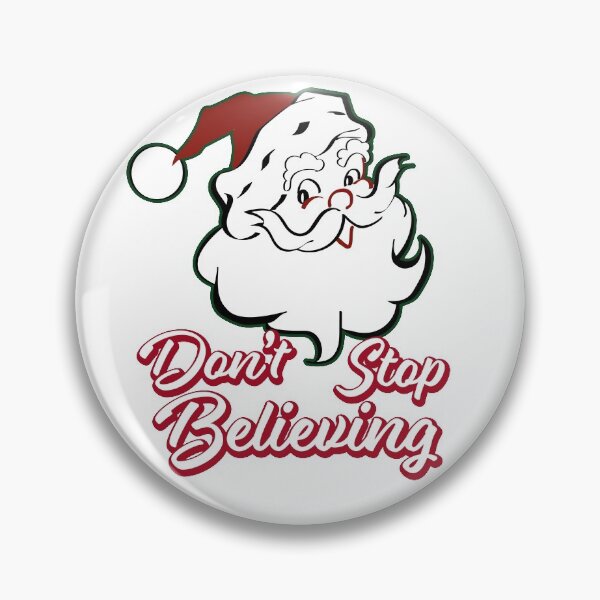 Item preview, Don't Stop Believing Vintage Santa Illustration designed and sold by JonnaKelley.