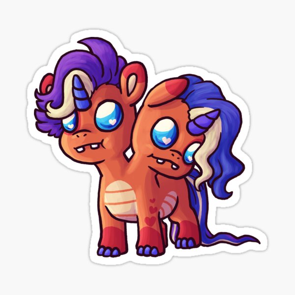 Abby and Anna Walf Sticker