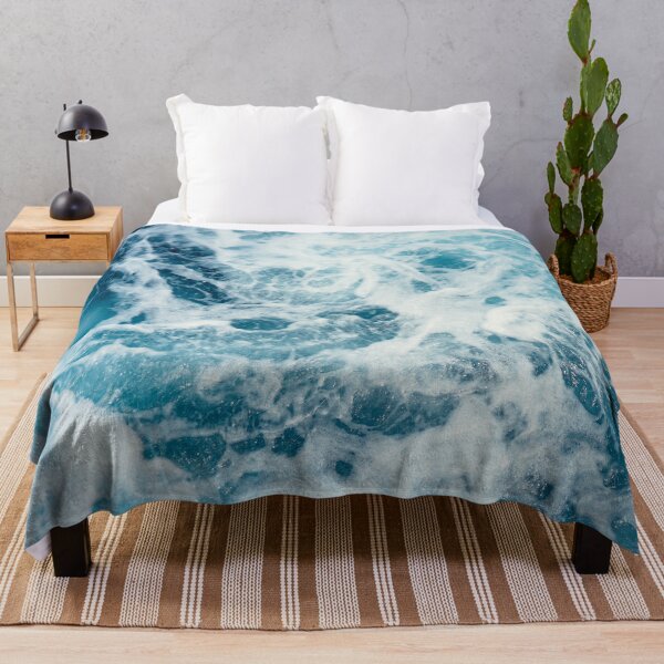 Item preview, Blue Ocean Waves and Seafoam designed and sold by Maldacai.