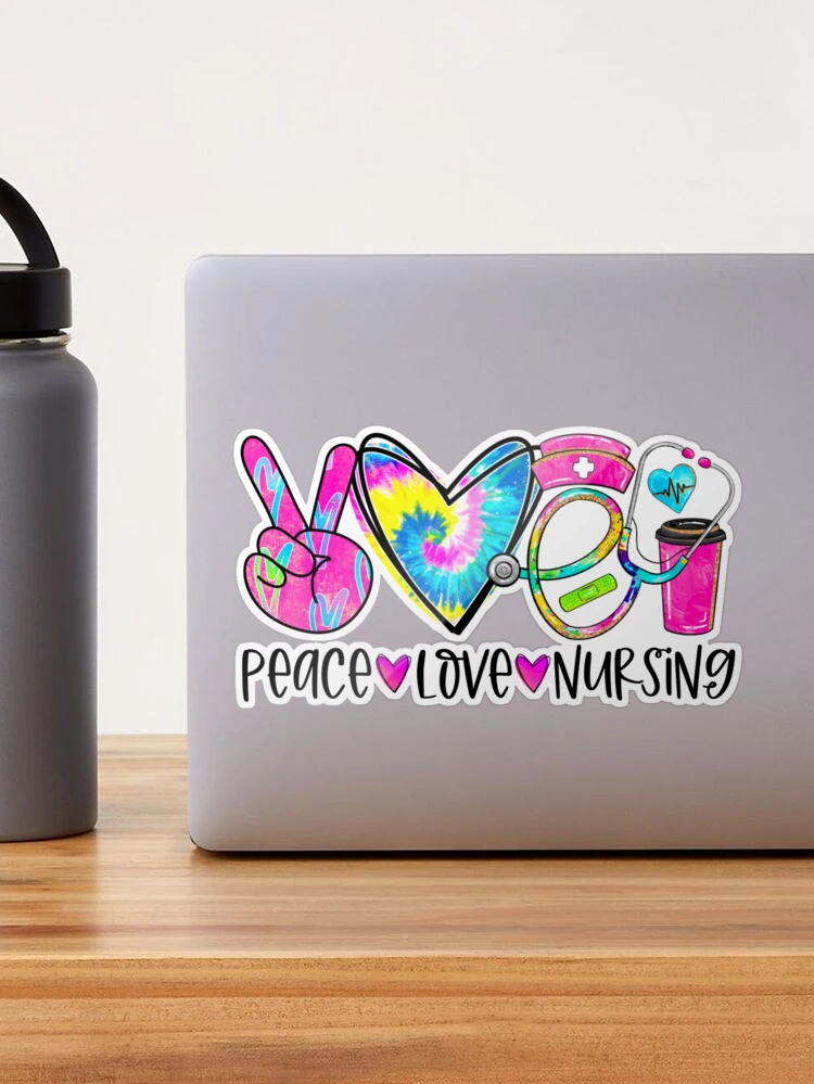 Peace Love Nursing Water Bottle