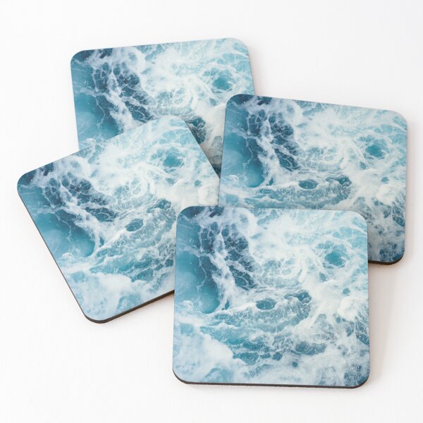 Item preview, Blue Ocean Waves and Seafoam designed and sold by Maldacai.