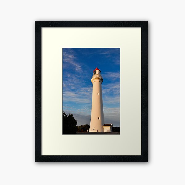 split point lighthouse, aireys inlet, victoria, australia Framed Art Print