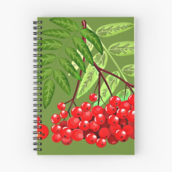 Item preview, A Bunch Of Mountain Ash On A Branch With Green Leaves designed and sold by Phantasmal-2-do.