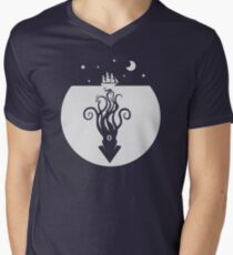 Kraken Night Life Men's V-Neck T-Shirt