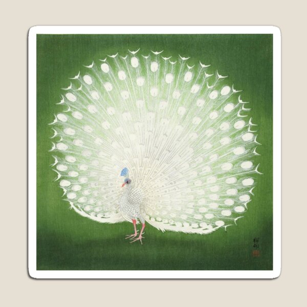 Item preview, Peacock (1925 - 1936) by Ohara Koson (1877-1945). designed and sold by NatureQuick.