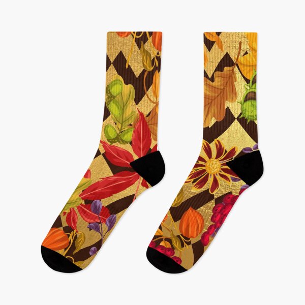 Item preview, Autumn Fall Leaves Patterned  designed and sold by Designs By YL.