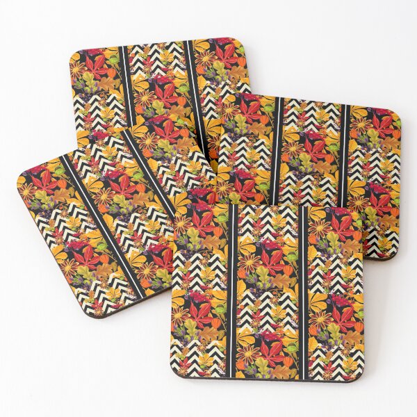 Artikelvorschau, Herbstlaub gemustert entworfen und verkauft von Designs By YL.