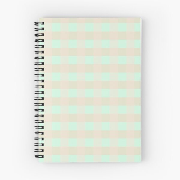Item preview, Peach Sea Foam Green Vichy Gingham Pattern designed and sold by ledalinda.