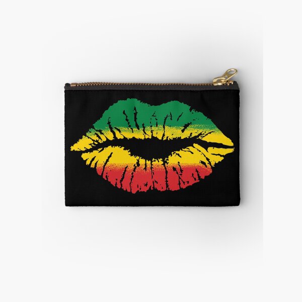 Item preview, Rasta Reggae Music Lips Kiss Print designed and sold by RastaReggaeLove.
