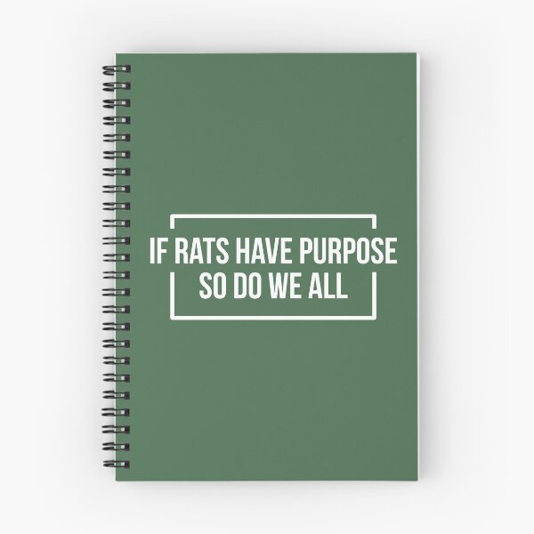 Item preview, If Rats Have Purpose So Do We All (Green BG) designed and sold by FilipeFerreira.