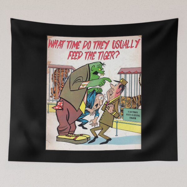Item preview, Vintage Frankenstein Retro Tiger Zoo Gift designed and sold by TheAplus.