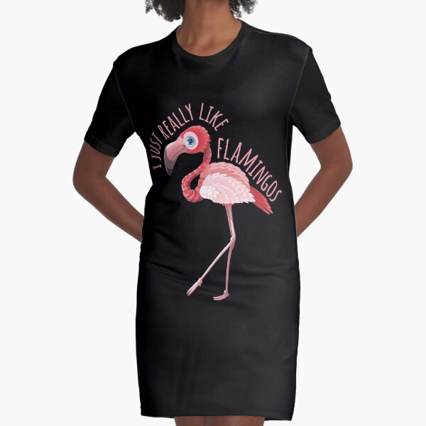 flamingo party dress