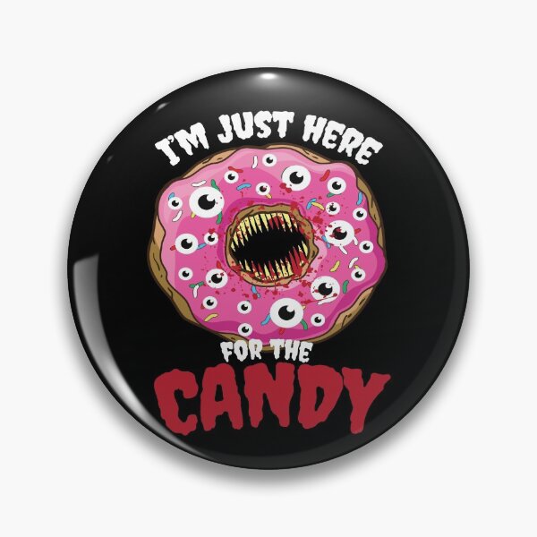 Item preview, Just Here For Candy Halloween Donut designed and sold by MooonTees.