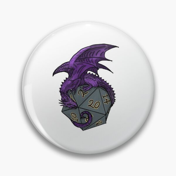 Item preview, Dragon on a D20 designed and sold by callmedort.