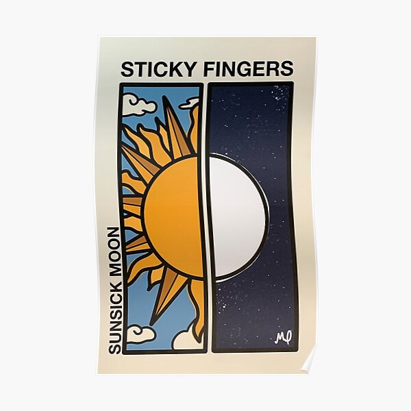 STIFI Sonnenkranker Mond Poster