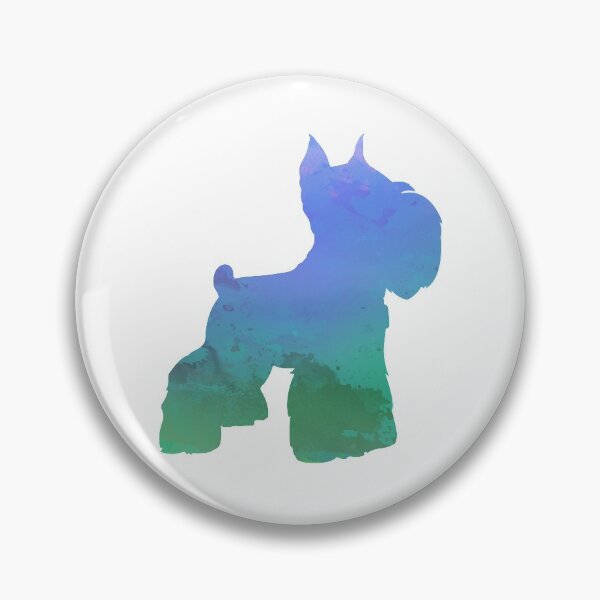 Item preview, Miniature Schnauzer Dog w Cropped Ears as Home Security Gray designed and sold by Tazmaa.