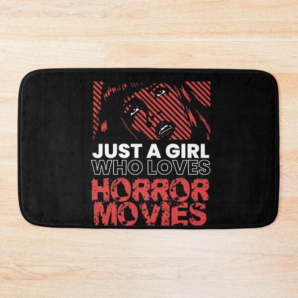 Item preview, Just A Girl Horror Movies Halloween designed and sold by MooonTees.