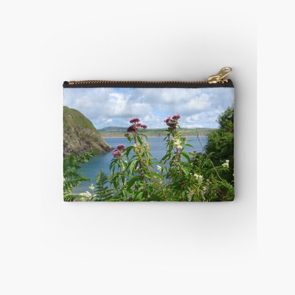 Item preview, Hemp agrimony near the cliff path at Porth Meudwy designed and sold by Anna Myerscough.