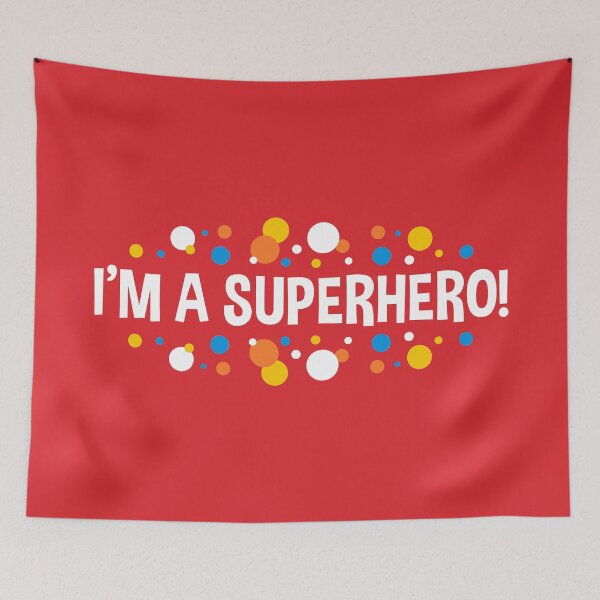 Item preview, I'm a Superhero! (Red BG) designed and sold by FilipeFerreira.