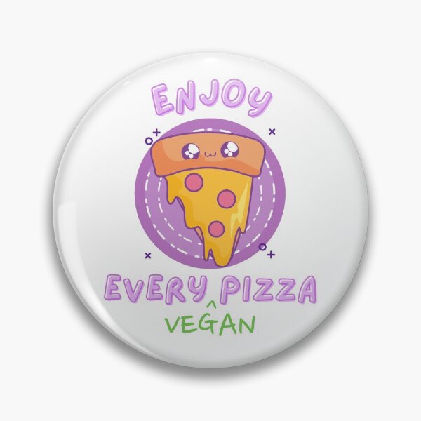 Item preview, Enjoy Every  Vegan Pizza - Cute, Funny, Vegan, Pizza Lovers designed and sold by Teetee94.