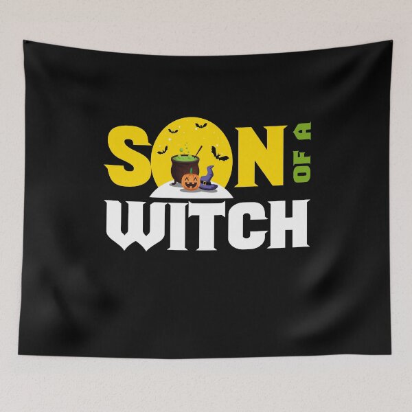 Item preview, Son Of A Witch Halloween Costume Hexe designed and sold by MooonTees.