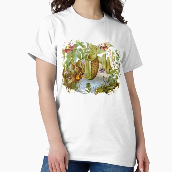 Aperçu de l'œuvre Illustration de plante carnivore vintage créée et vendue par TshirtsUK.