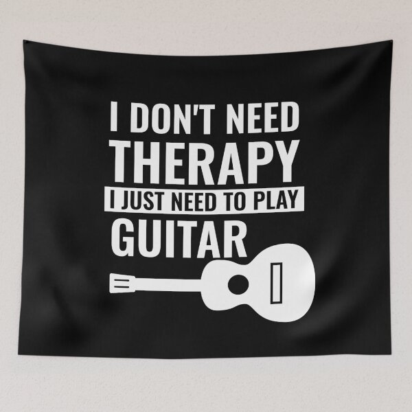 Item preview, I Don't Need Therapy I Just Need to Play Guitar designed and sold by Funwithmusic.