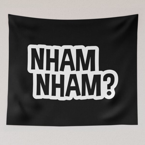 Item preview, Nham Nham? (Black BG) designed and sold by FilipeFerreira.