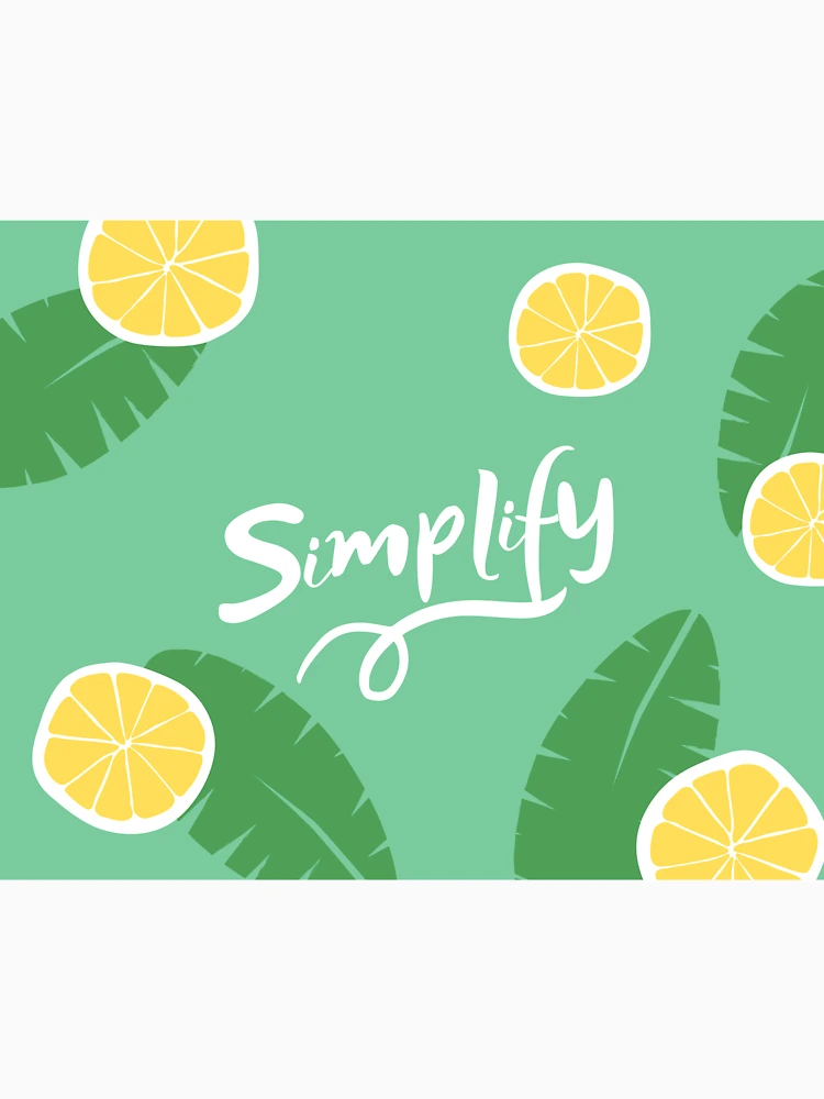 Aperçu 6 sur 6. Sweat à capuche épais avec l'œuvre Simplifier créée et vendue par Rimmi01.
