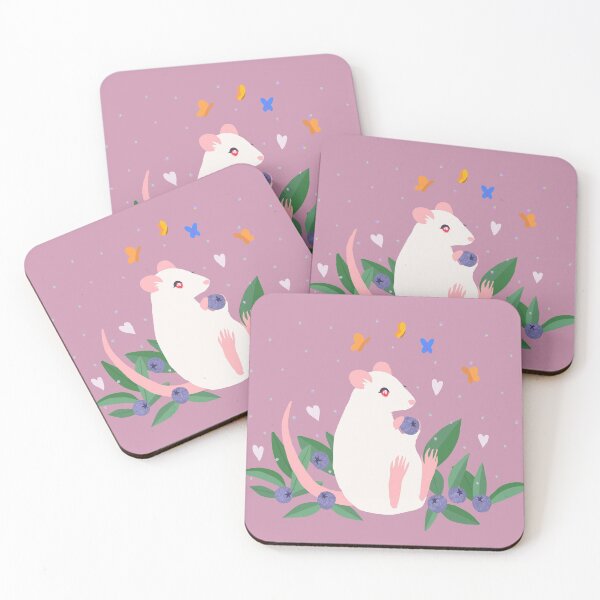 Item preview, Albino Rat with Raindrops designed and sold by Adrielle-art.