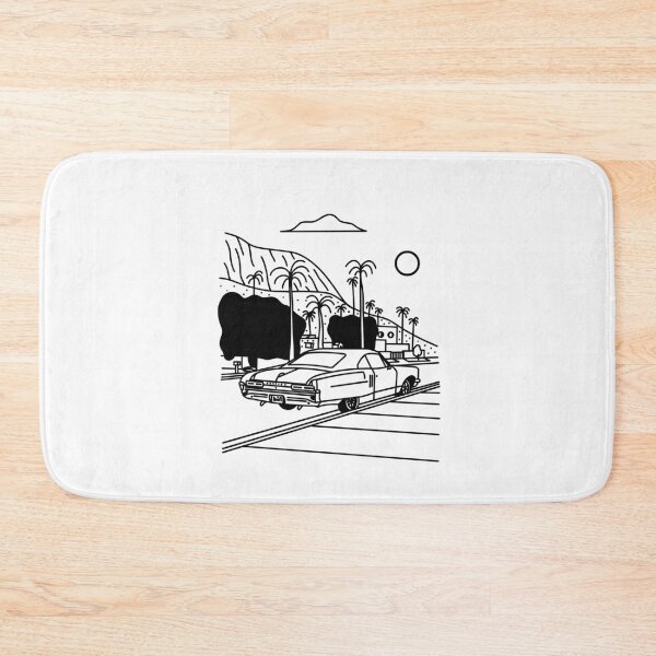 Item preview, Los Angeles Landscape Line Art designed and sold by VADIMproducts.