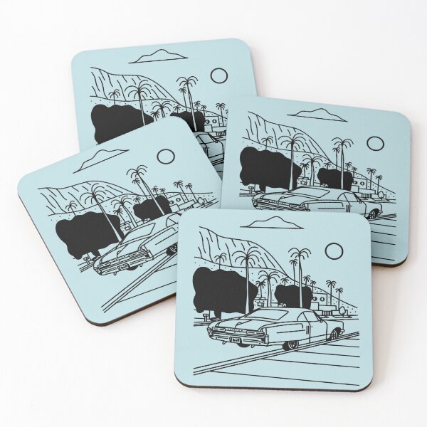 Item preview, Los Angeles Landscape Line Art designed and sold by VADIMproducts.