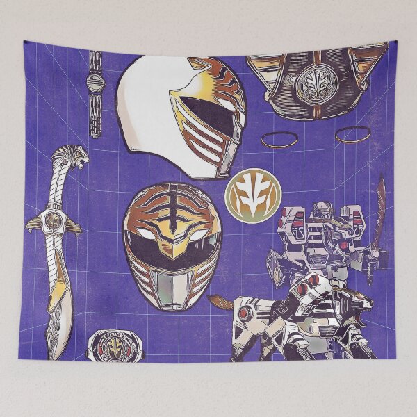 Item preview, White Ranger Weapons designed and sold by CreativeSpero.