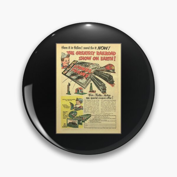 Item preview, Vintage Train Ad Retro Railroad Model Advert 1950s Gift designed and sold by TheAplus.