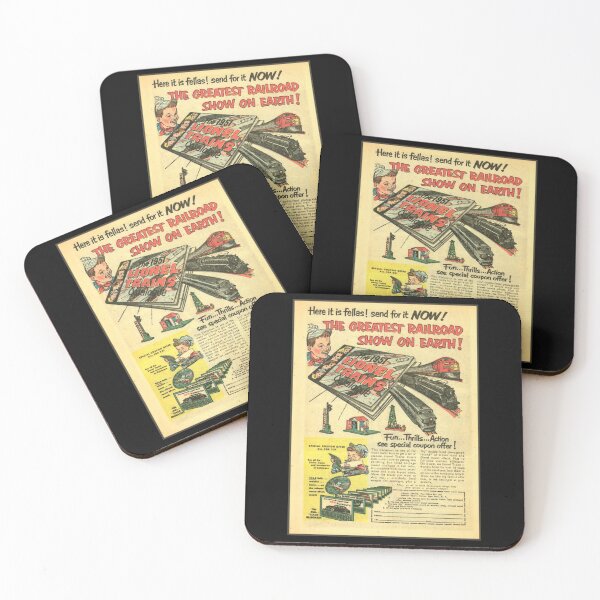 Item preview, Vintage Train Ad Retro Railroad Model Advert 1950s Gift designed and sold by TheAplus.