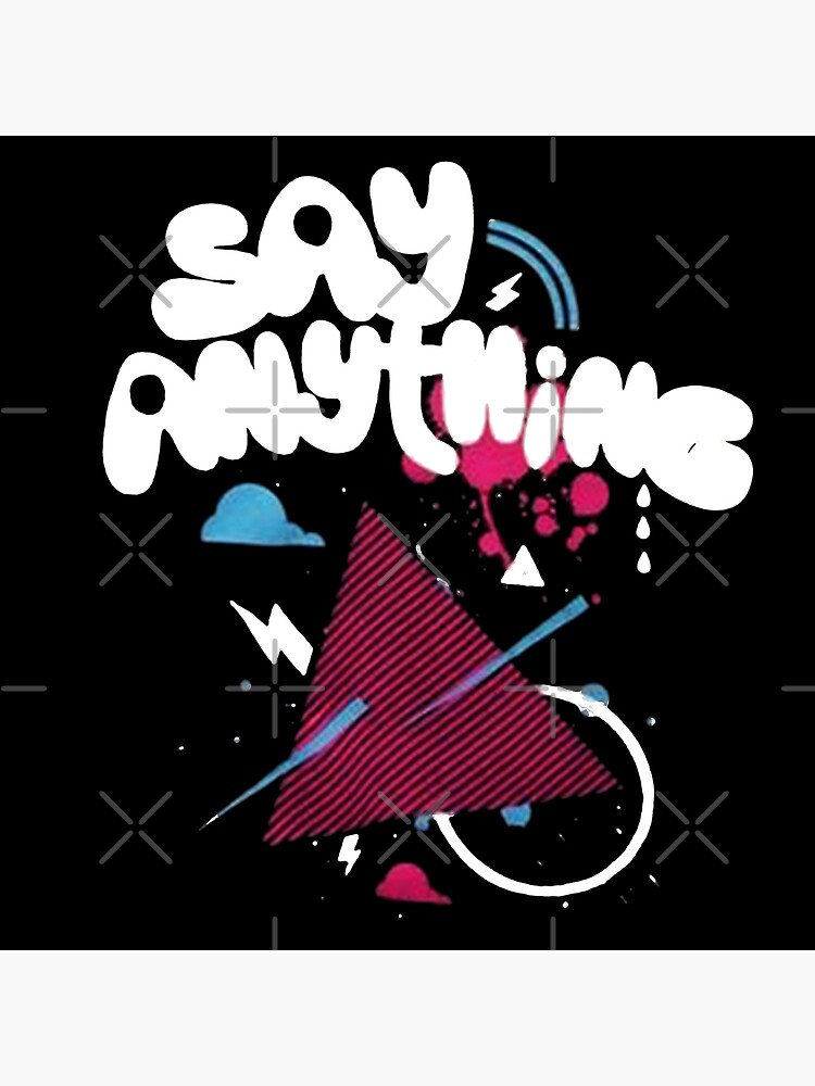 "Say Anything Band Logo" Poster for Sale by fwiszniewski8t Redbubble