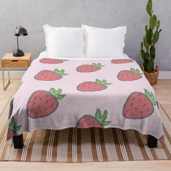 Item preview, Strawberry pixel art | Simple stitch designed and sold by Orloff.