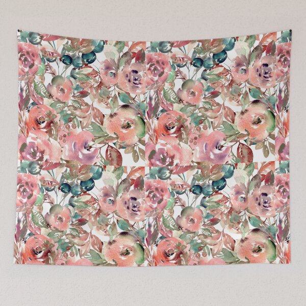 Item preview, floral nose cover, floral print face cover designed and sold by marmothel.