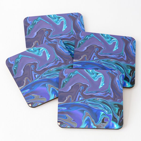 Item preview, Diseño caótico de mármol púrpura y azul de bellas artes designed and sold by Piper-Deals.