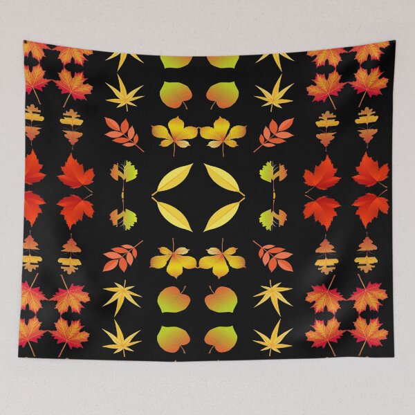 Item preview, Multicolored Autumn Leaves Texture designed and sold by LashCreations.