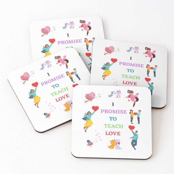 Item preview, I PROMISE TO TEACH LOVE  designed and sold by Artloverperson1.