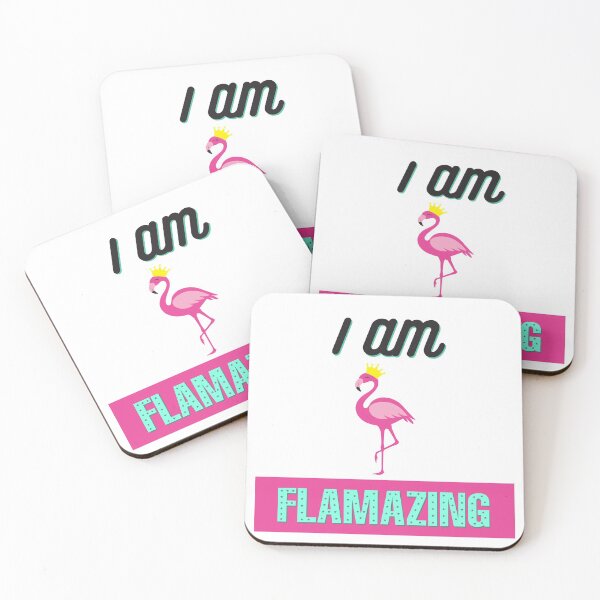 Item preview, I am flamazing, I just really like flamingos, cute flamingos, I am amazing designed and sold by 732Studio.