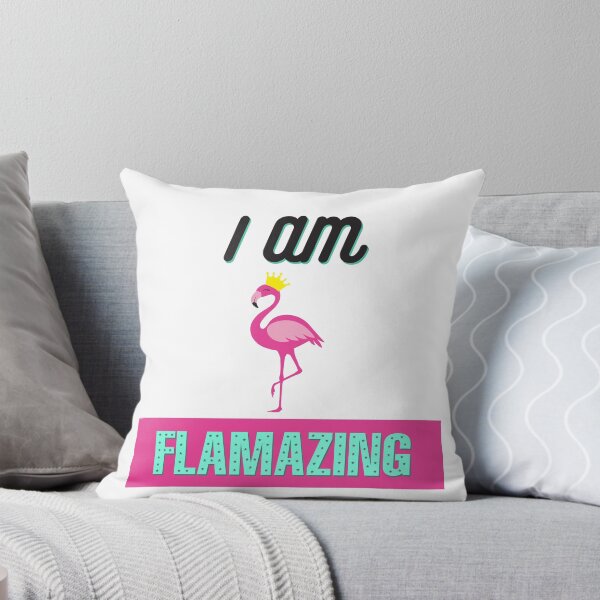 Item preview, I am flamazing, I just really like flamingos, cute flamingos, I am amazing designed and sold by 732Studio.