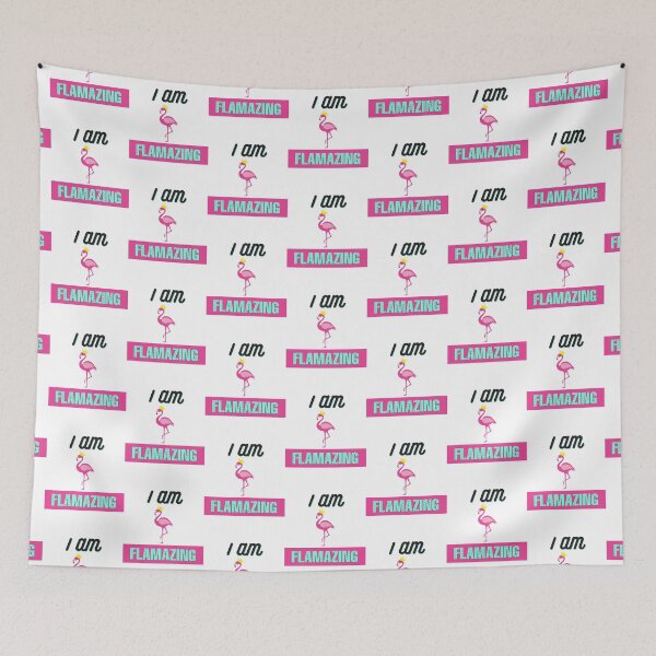 Item preview, I am flamazing, I just really like flamingos, cute flamingos, I am amazing designed and sold by 732Studio.