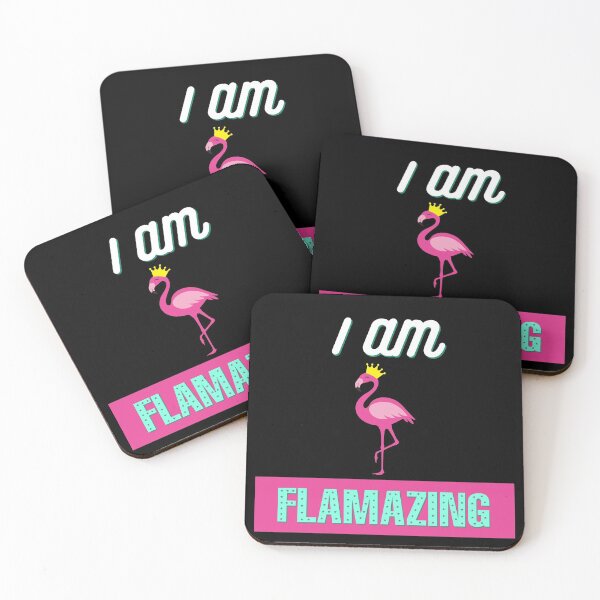 Item preview, I am flamazing, I just really like flamingos, cute flamingos, I am amazing designed and sold by 732Studio.