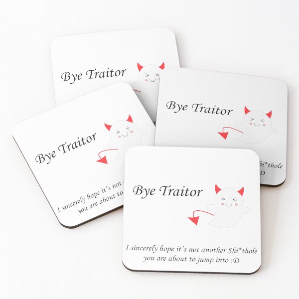Item preview, Coworker leaving funny | Bye traitor | funny farewell message for colleague designed and sold by SudeepDesigns.