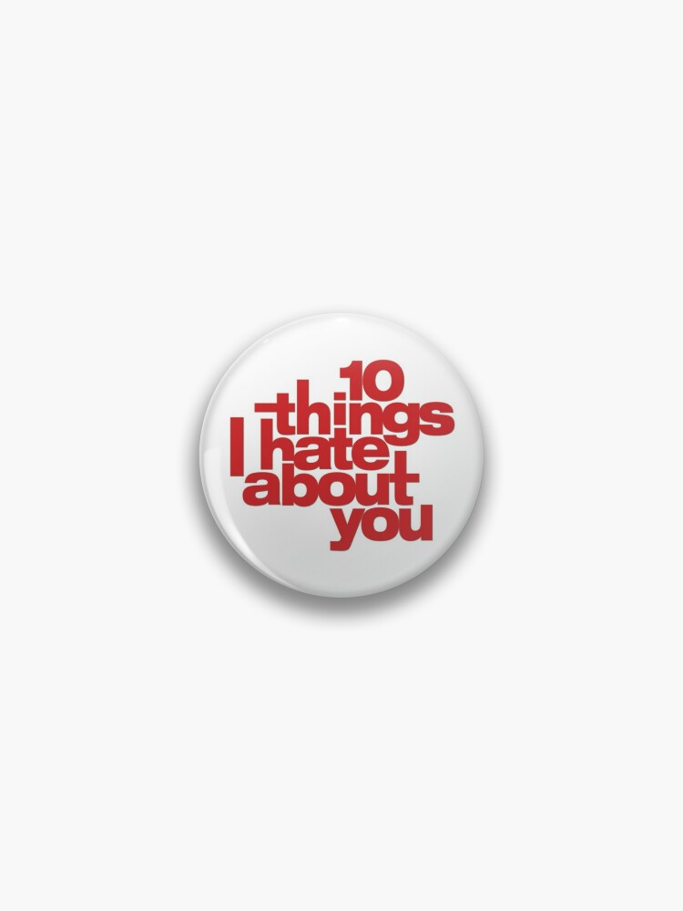 10 Things I Hate About You Title Sticker for Sale by lmesmcc